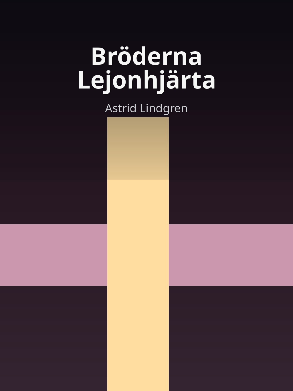 Bröderna Lejonhjärta by Astrid Lindgren book cover