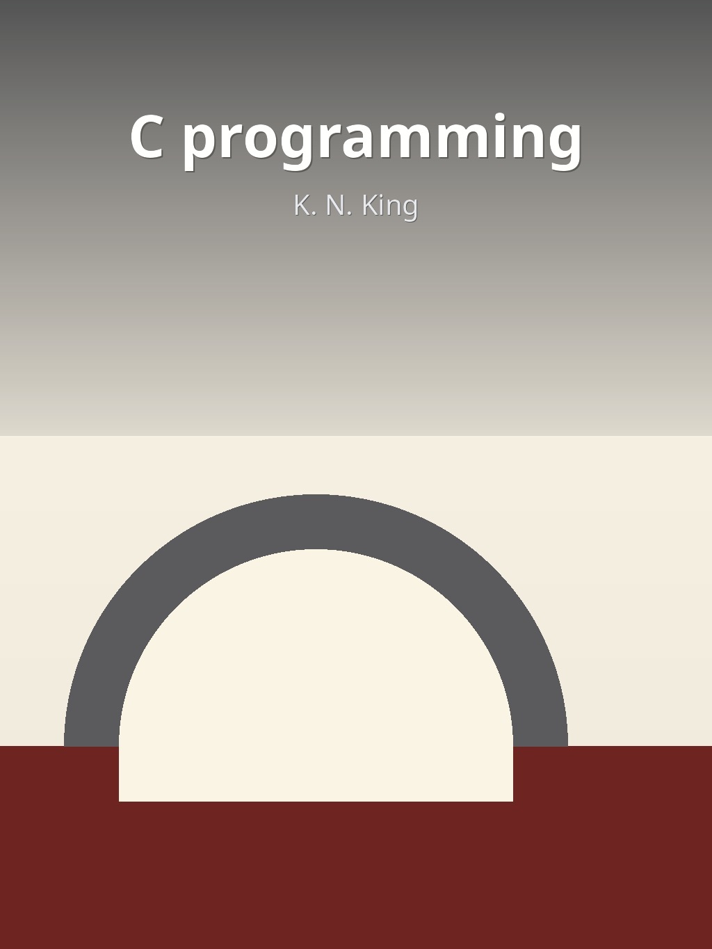 C programming by K. N. King book cover