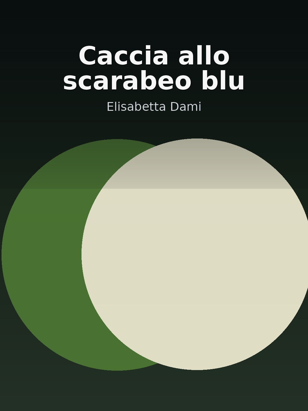 Caccia allo scarabeo blu by Elisabetta Dami book cover