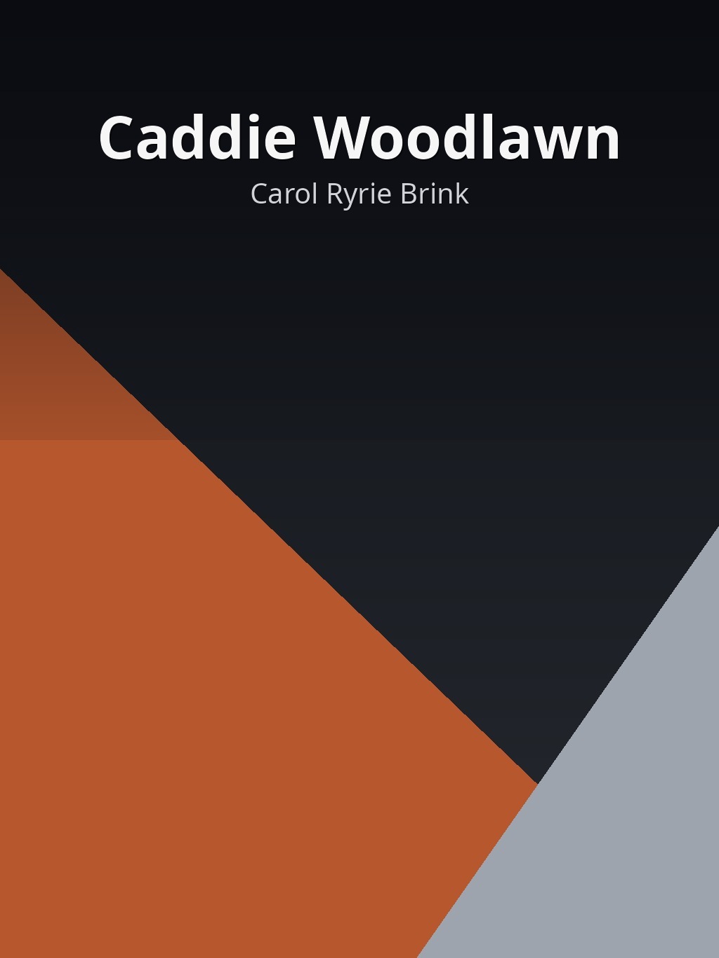 Caddie Woodlawn by Carol Ryrie Brink book cover