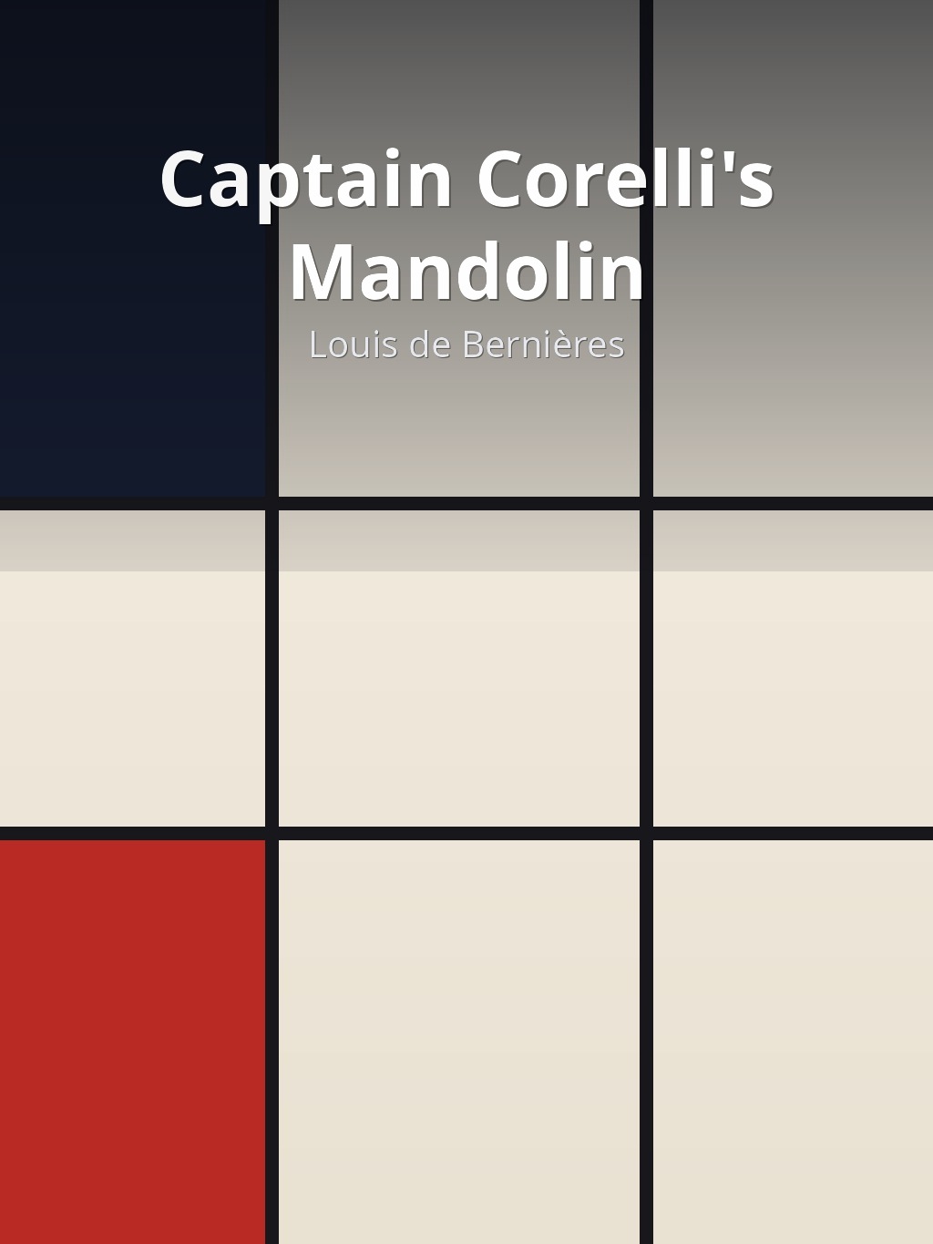 Captain Corelli's Mandolin by Louis de Bernières book cover