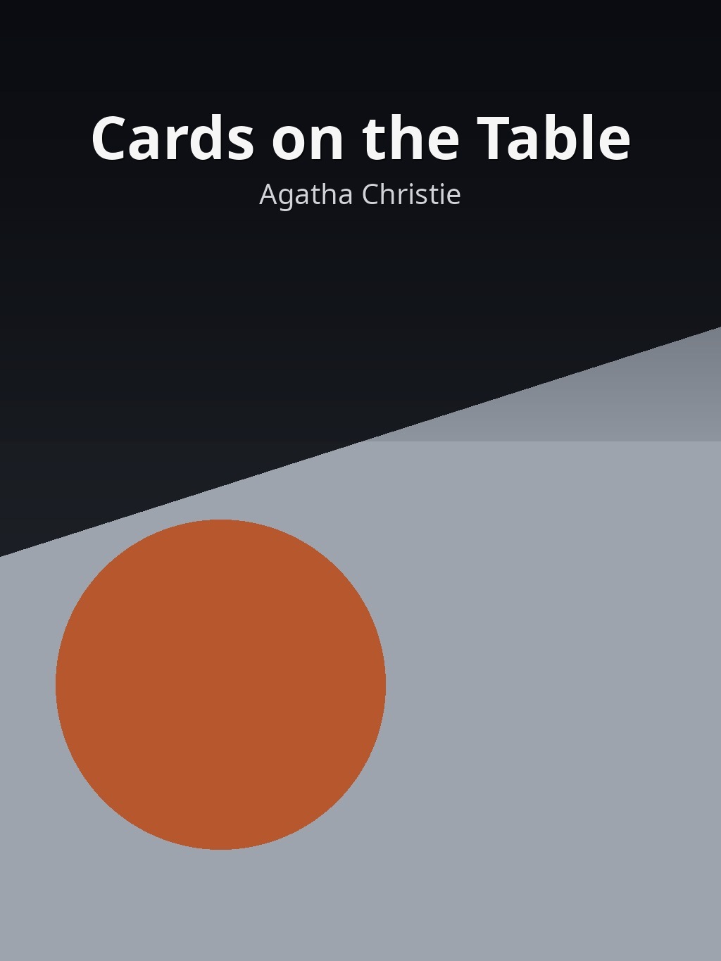 Cards on the Table by Agatha Christie book cover
