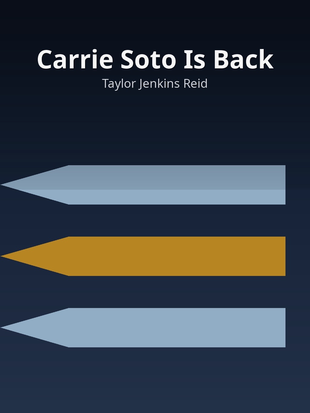 Carrie Soto Is Back by Taylor Jenkins Reid book cover