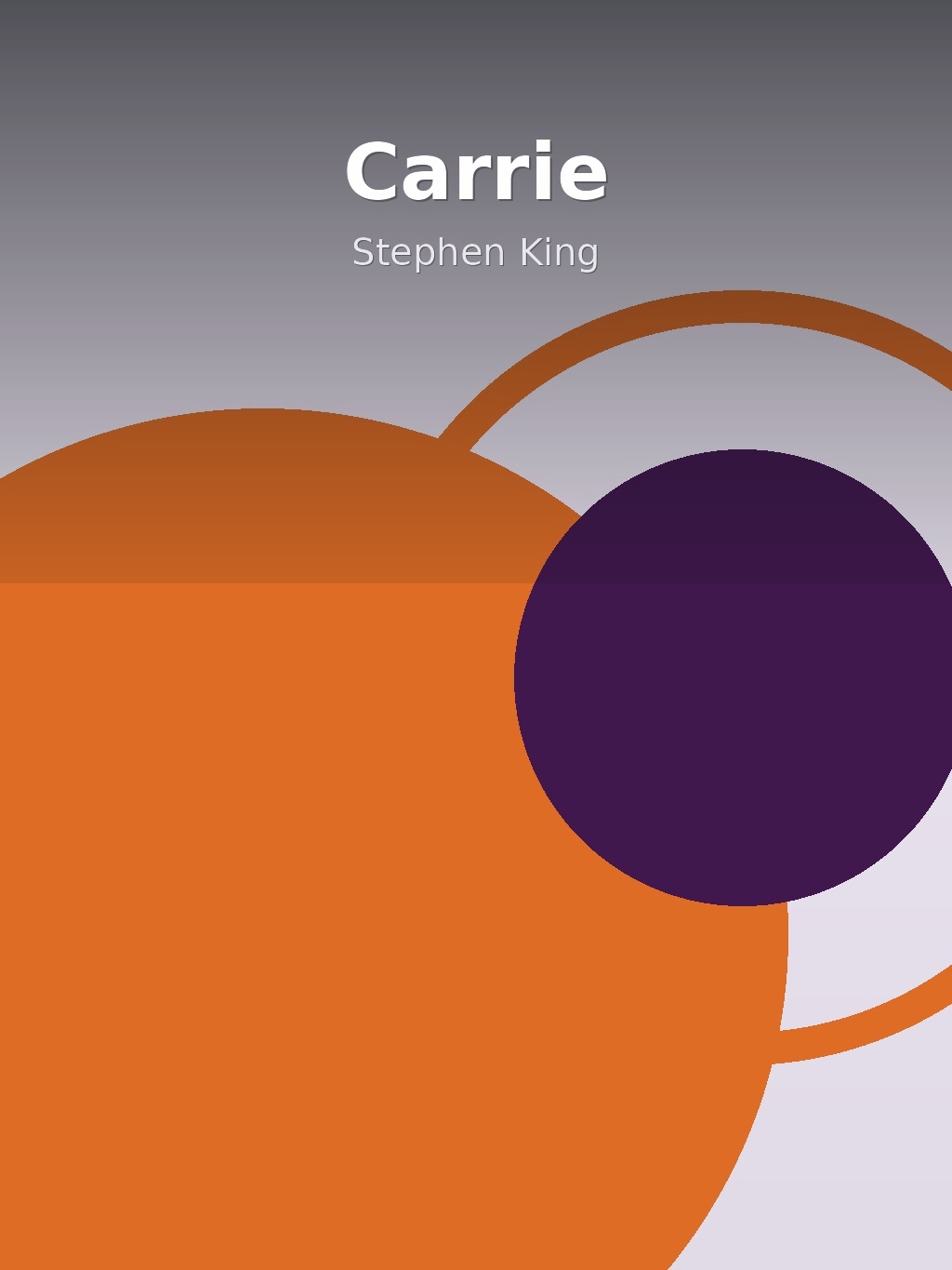 Carrie by Stephen King book cover