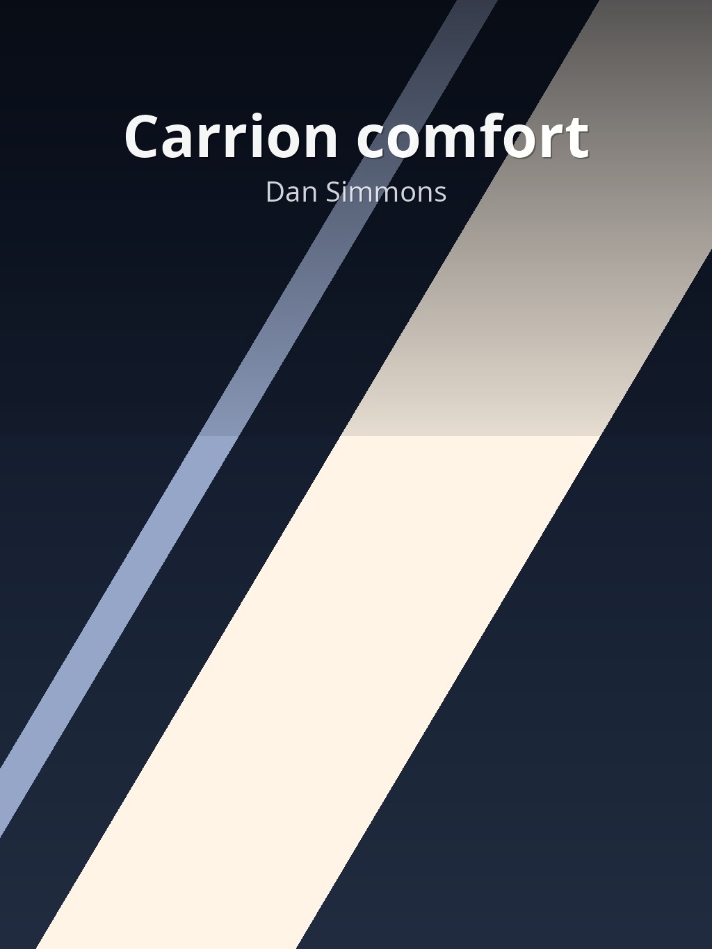 Carrion comfort by Dan Simmons book cover