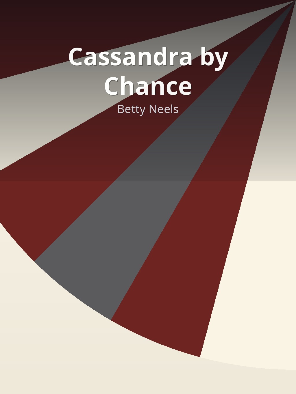 Cassandra by Chance by Betty Neels book cover