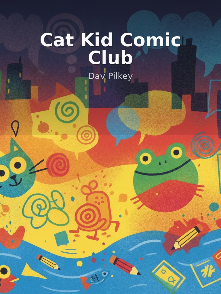 Cat Kid Comic Club by Dav Pilkey book cover