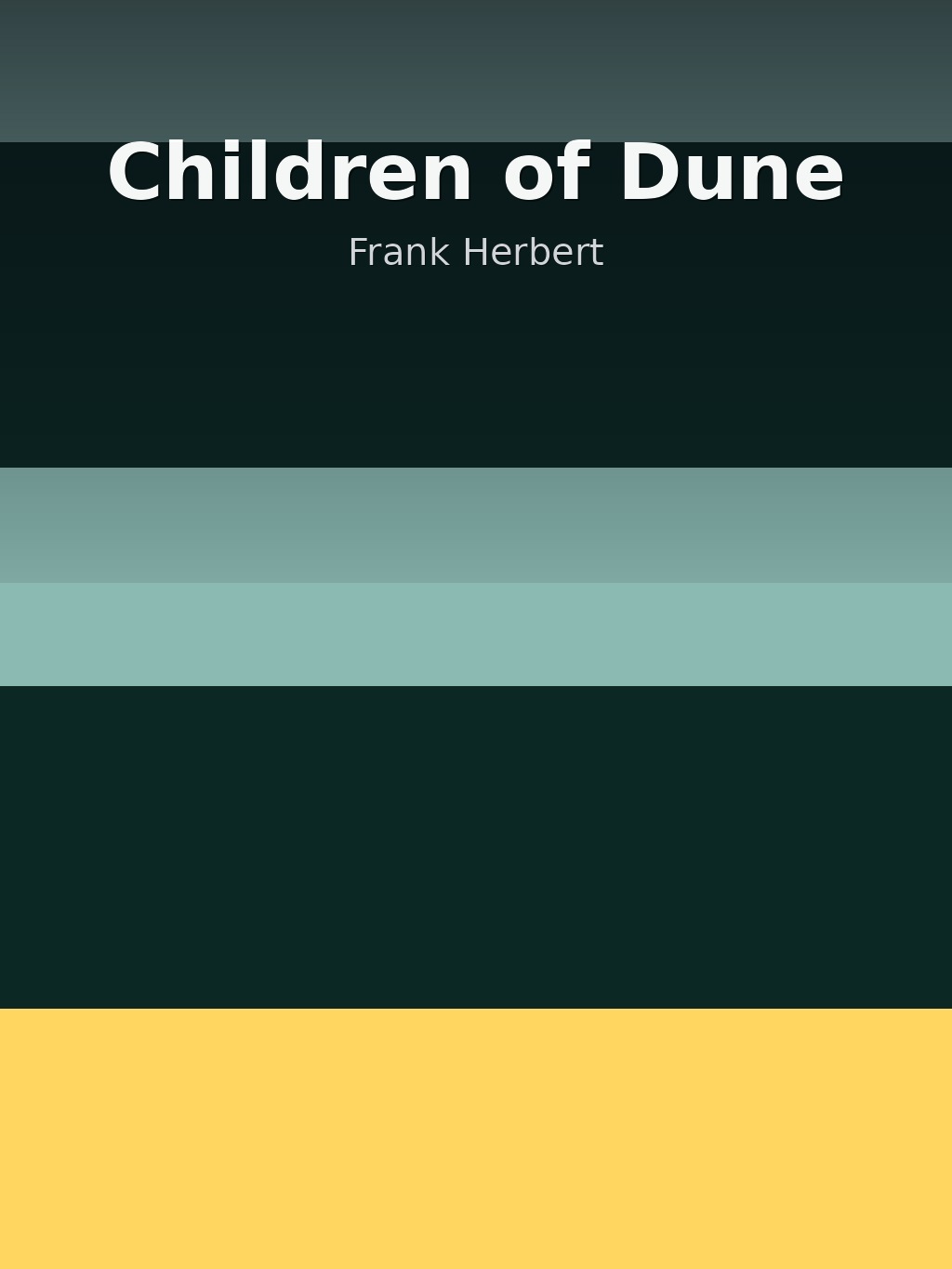Children of Dune by Frank Herbert book cover