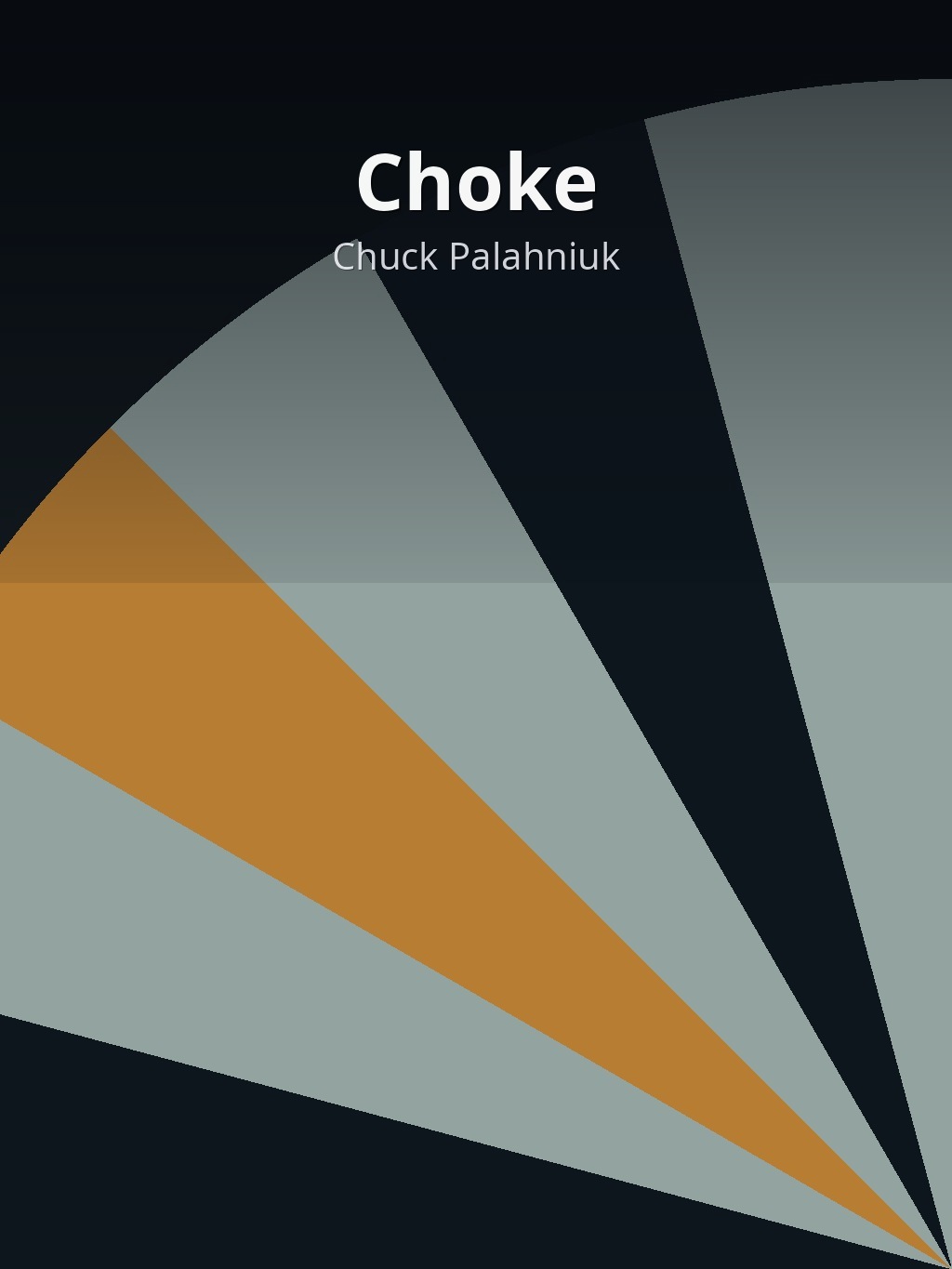 Choke by Chuck Palahniuk book cover