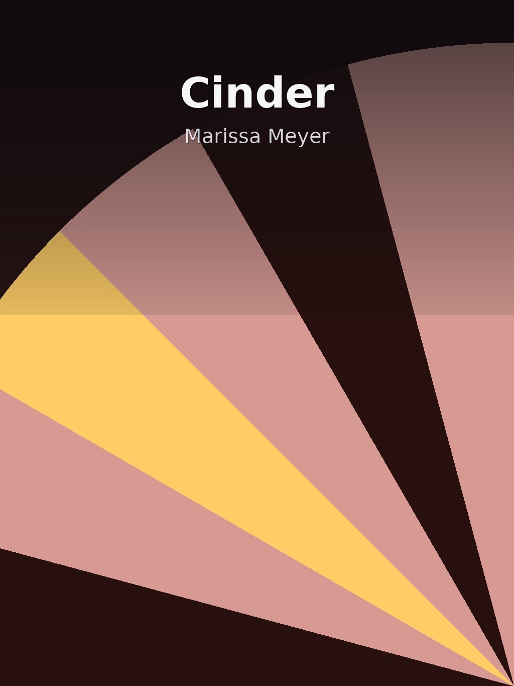 Cinder by Marissa Meyer book cover