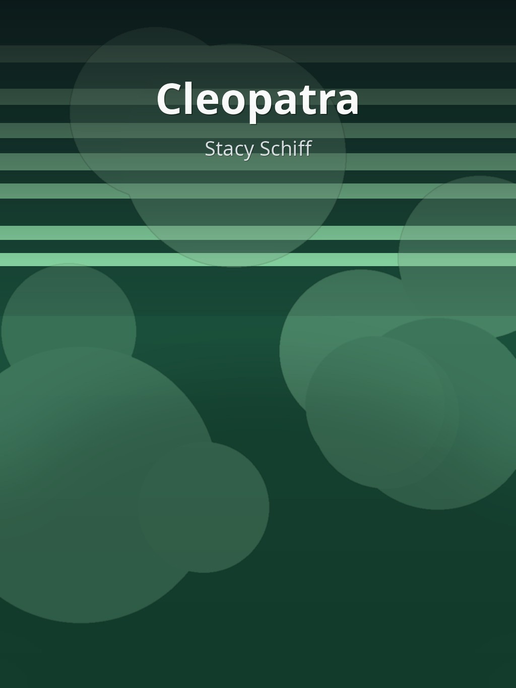 Cleopatra by Stacy Schiff book cover