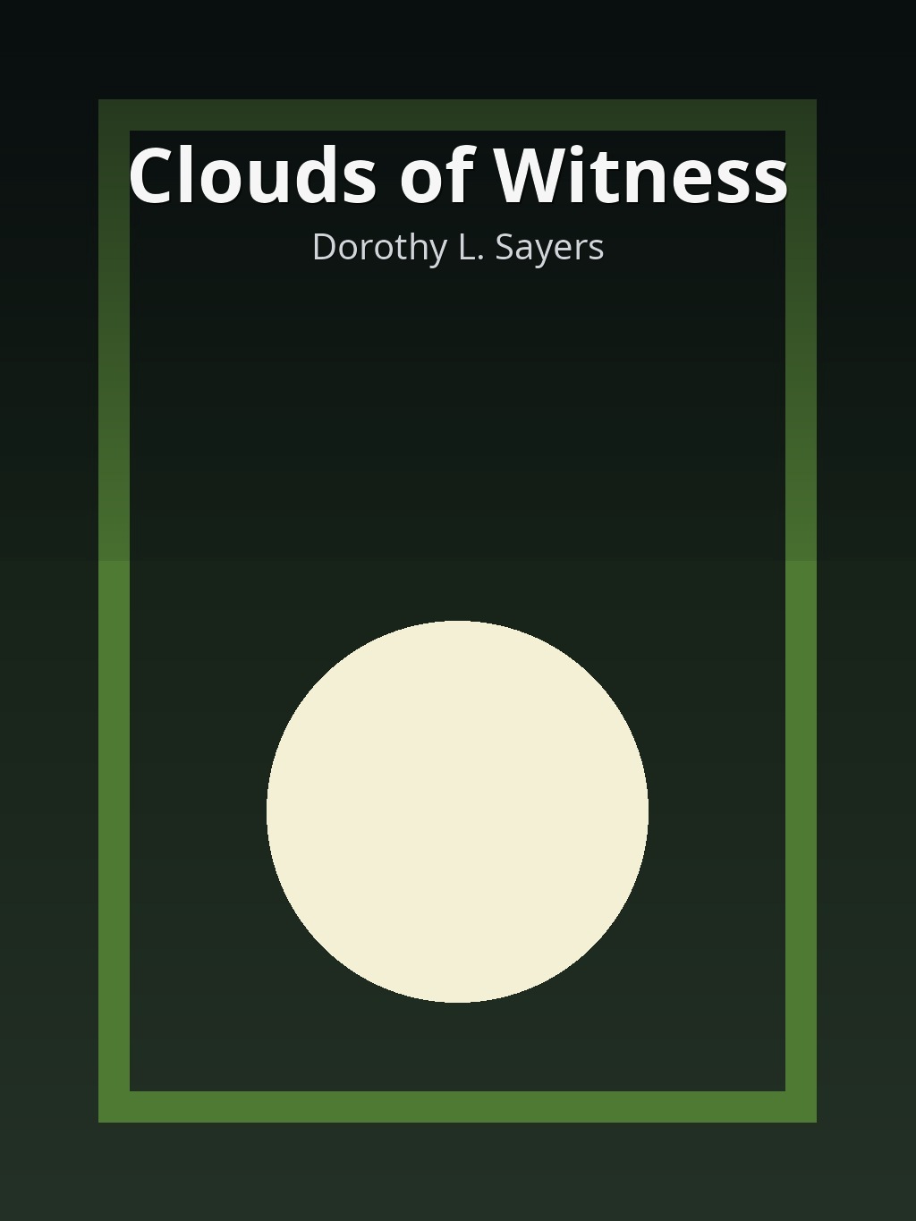 Clouds of Witness by Dorothy L. Sayers book cover