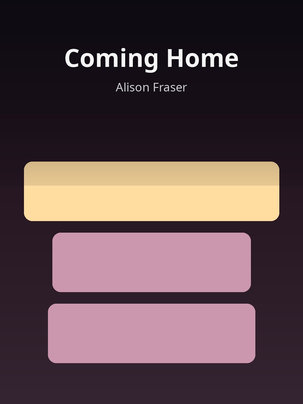 Coming Home by Alison Fraser book cover