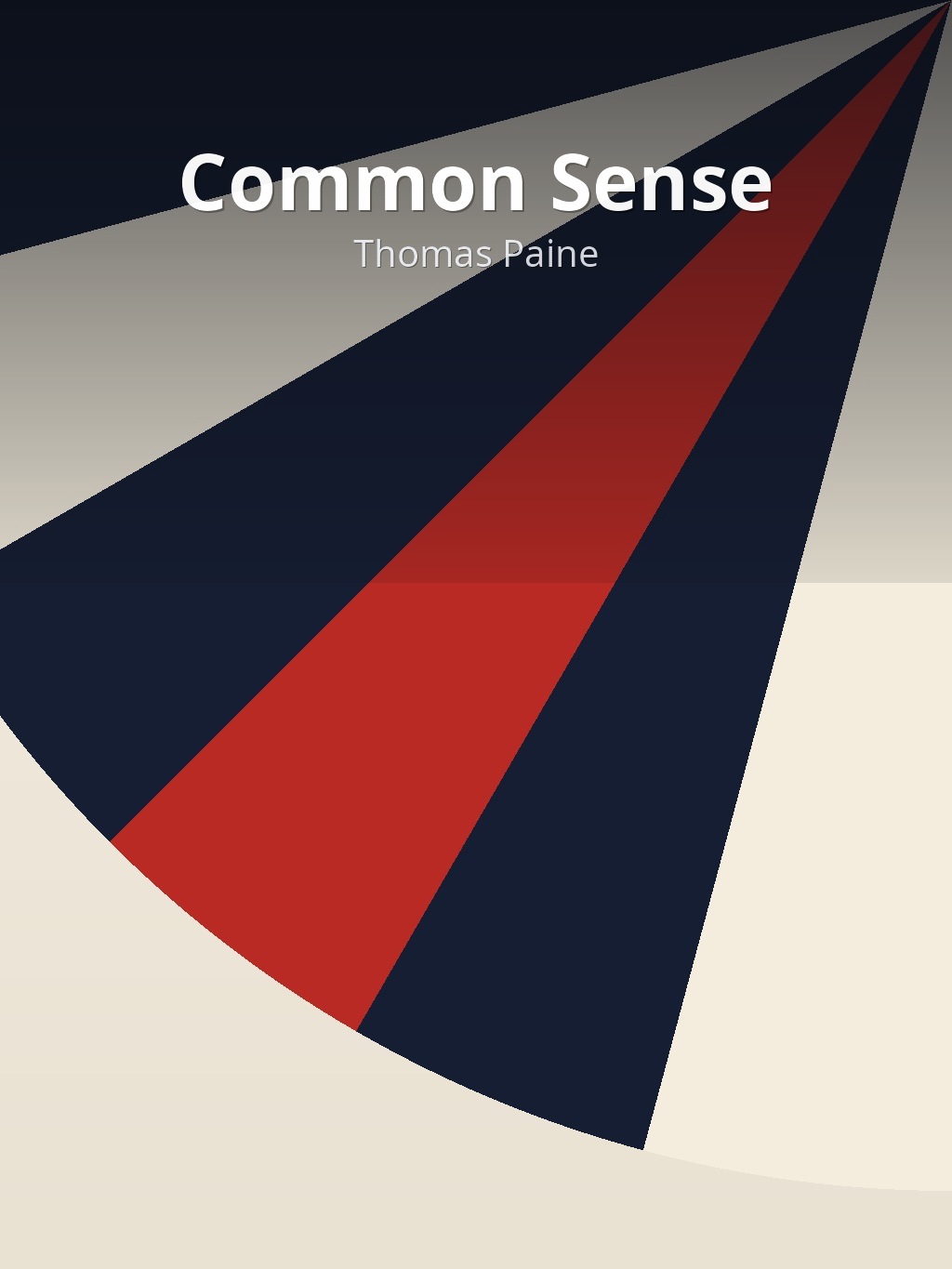 Common Sense by Thomas Paine book cover