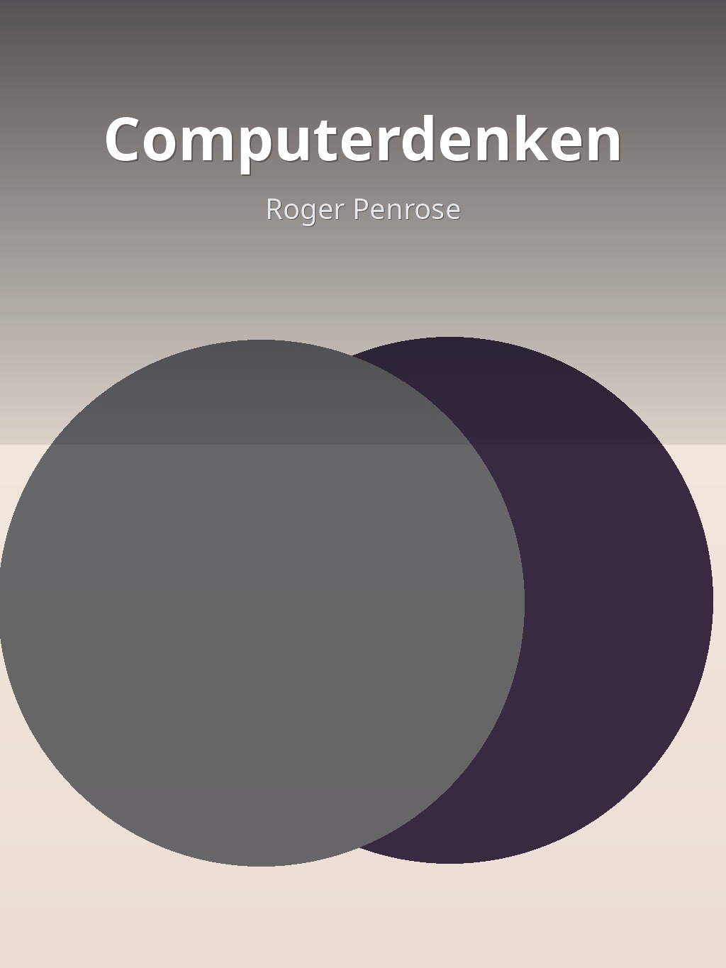 Computerdenken by Roger Penrose book cover