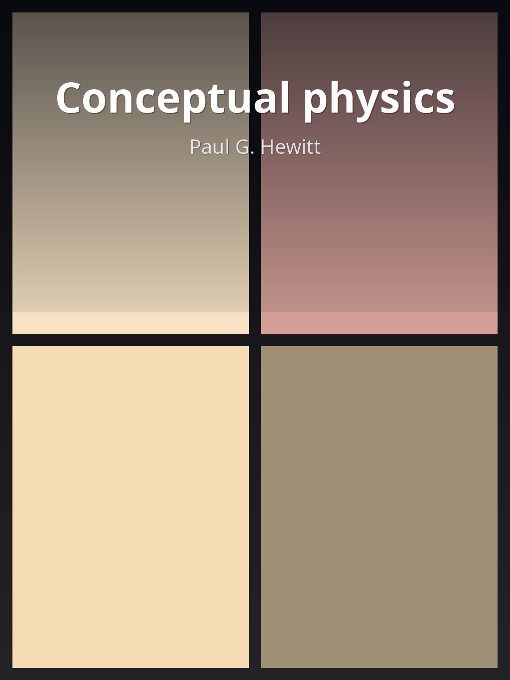 Conceptual physics by Paul G. Hewitt book cover