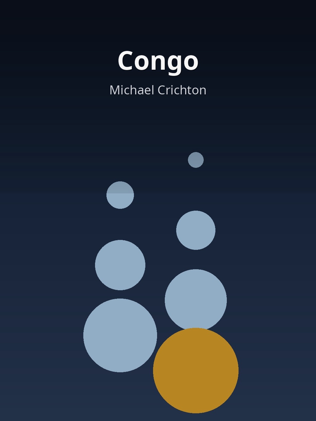 Congo by Michael Crichton book cover