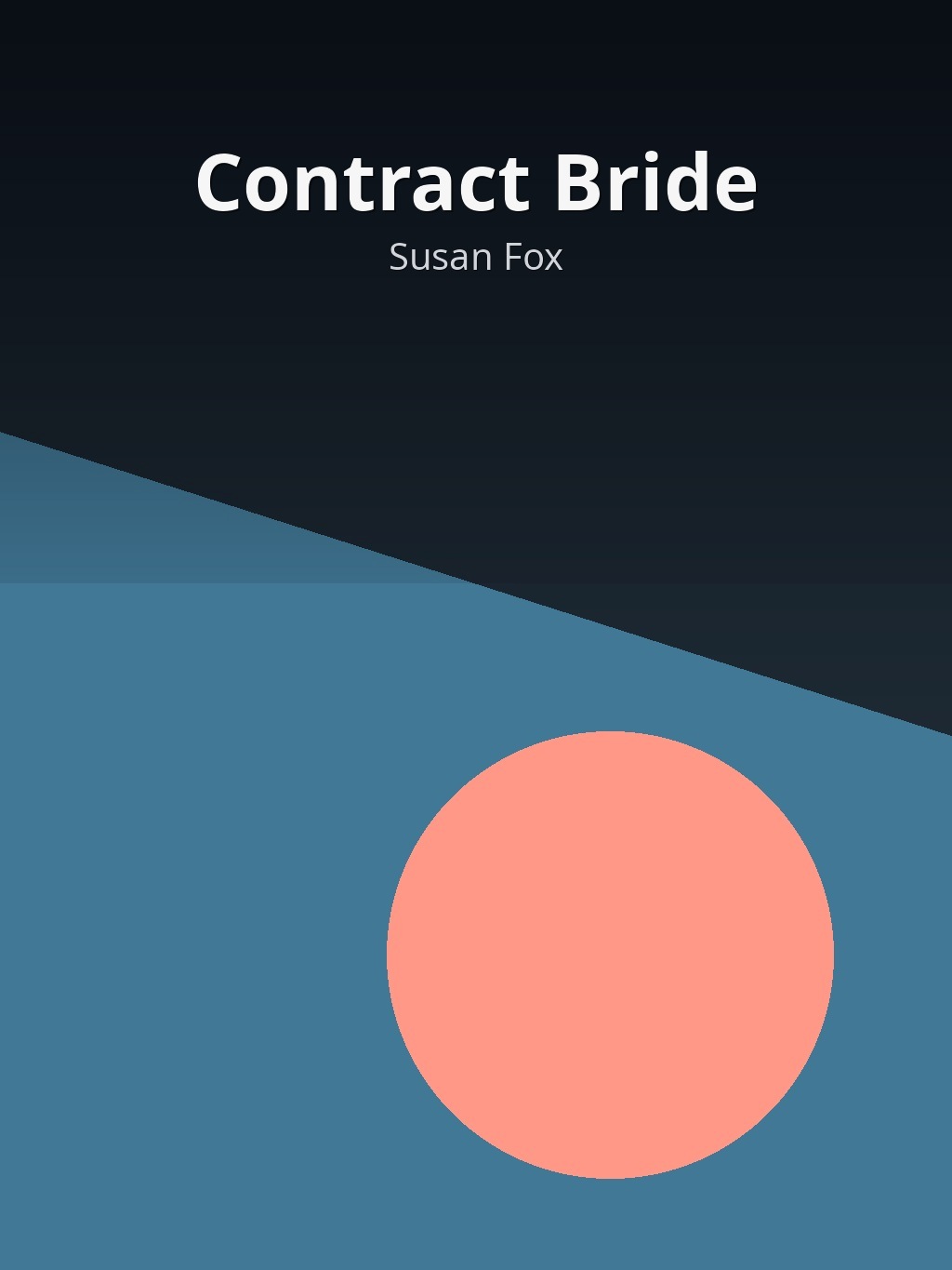 Contract Bride by Susan Fox book cover