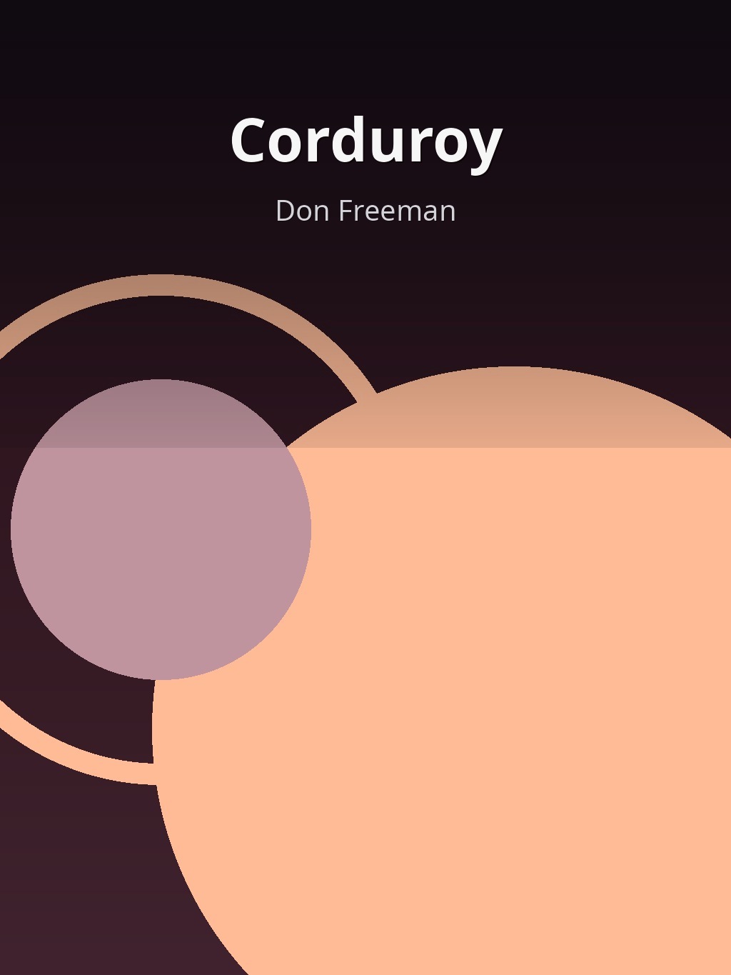 Corduroy by Don Freeman book cover