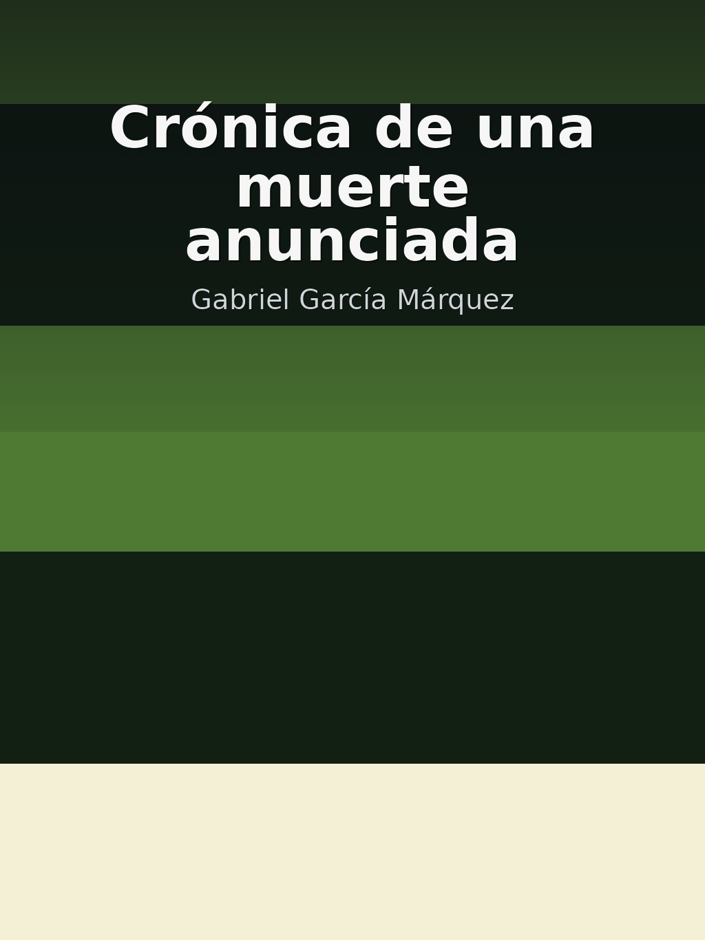 Crónica de una muerte anunciada by Gabriel García Márquez book cover