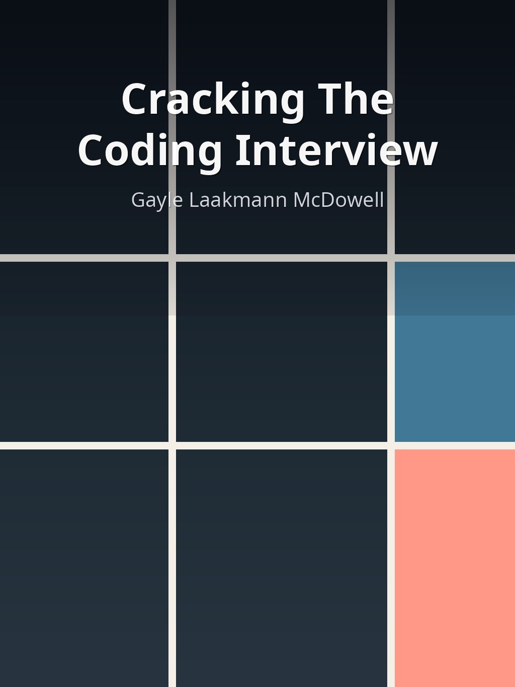 Cracking The Coding Interview by Gayle Laakmann McDowell book cover