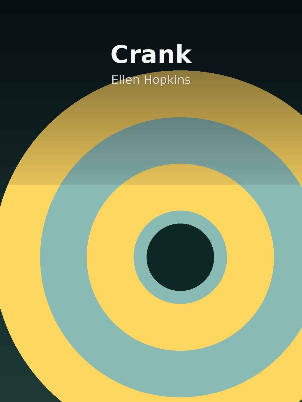 Crank by Ellen Hopkins book cover