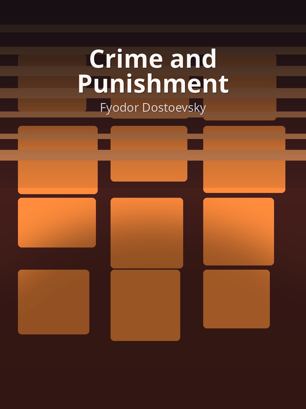 Crime and Punishment by Fyodor Dostoevsky book cover