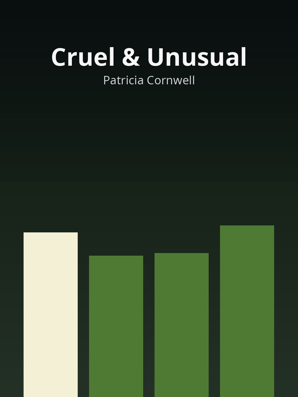 Cruel & Unusual by Patricia Cornwell book cover