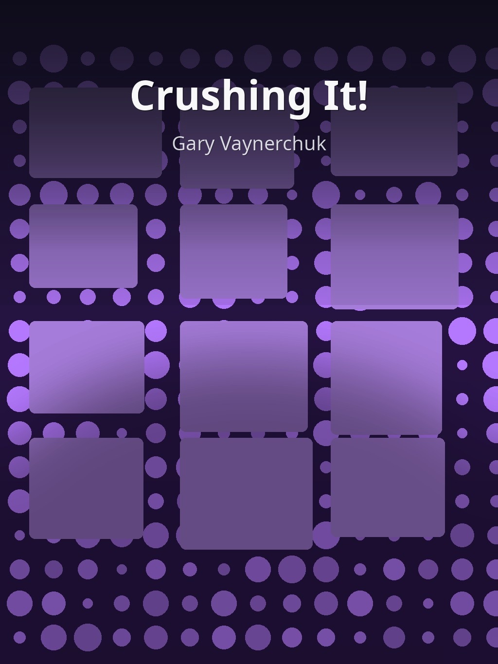 Crushing It! by Gary Vaynerchuk book cover