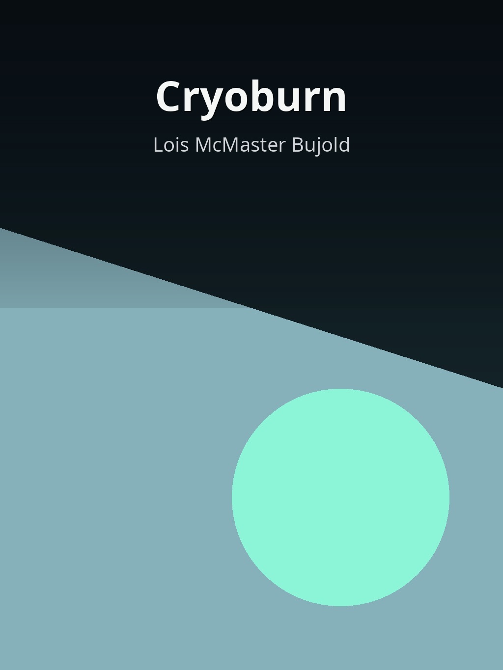 Cryoburn by Lois McMaster Bujold book cover