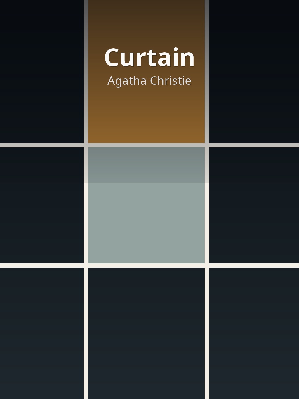 Curtain by Agatha Christie book cover