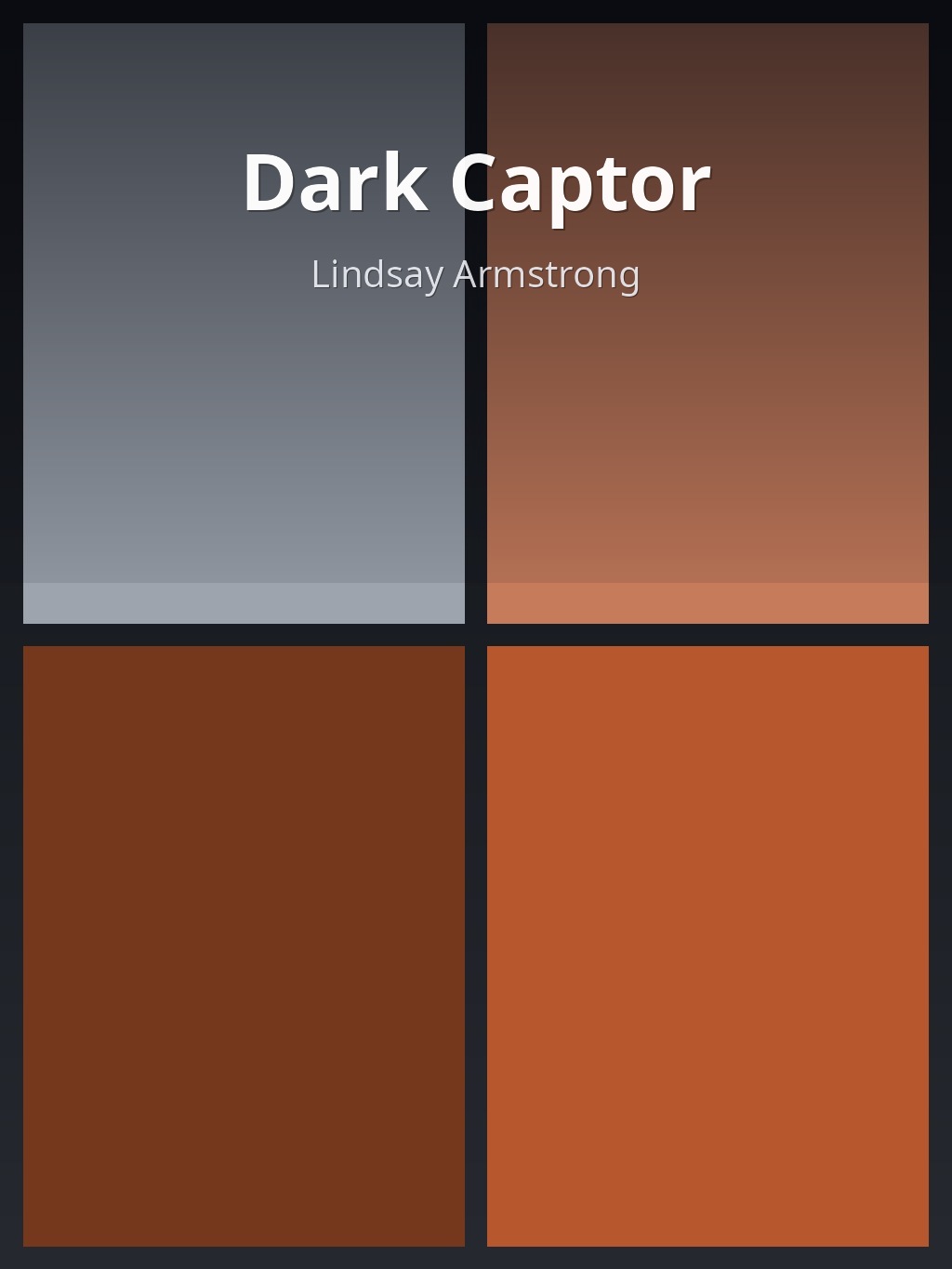 Dark Captor by Lindsay Armstrong book cover