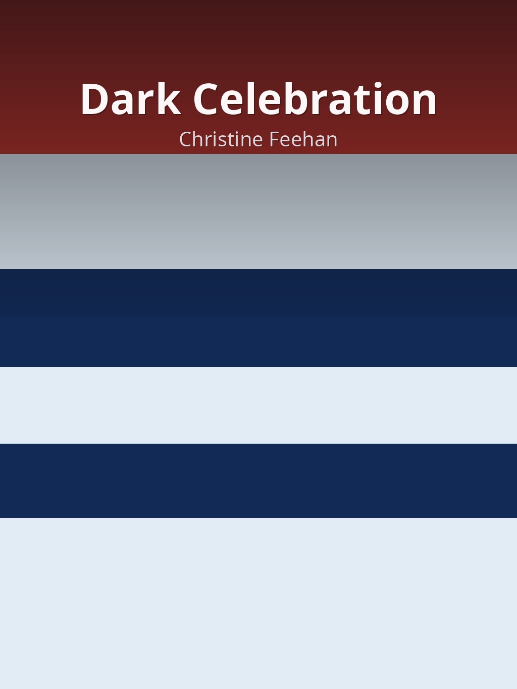 Dark Celebration by Christine Feehan book cover