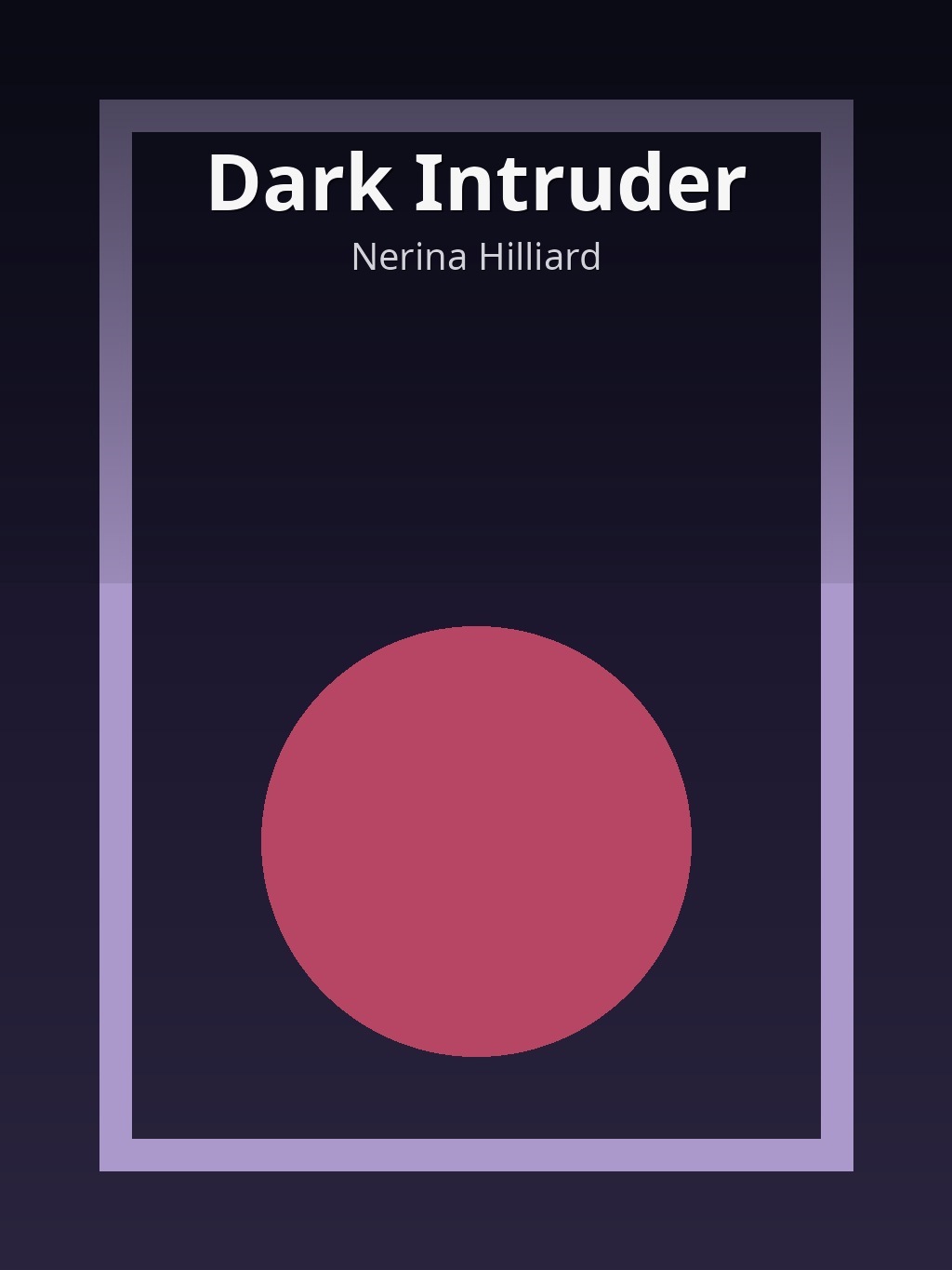 Dark Intruder by Nerina Hilliard book cover