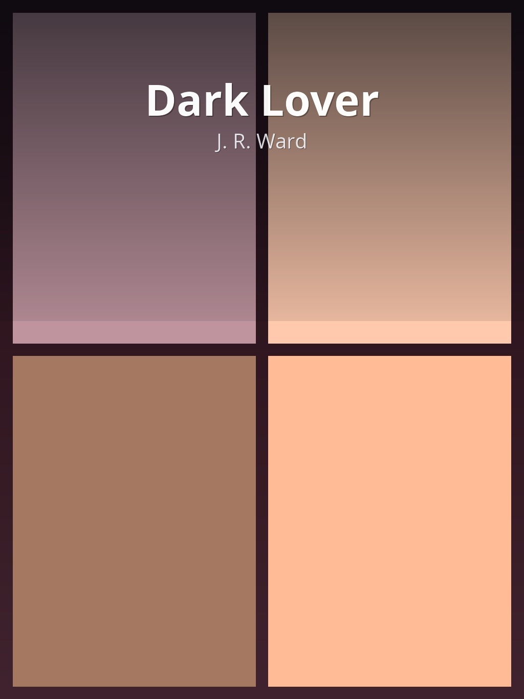 Dark Lover by J. R. Ward book cover