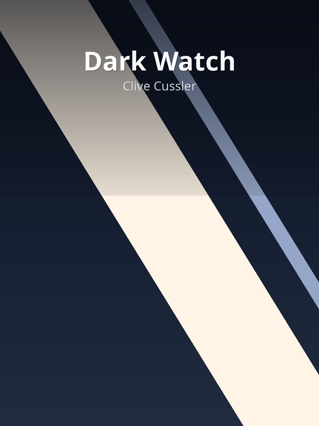 Dark Watch by Clive Cussler book cover