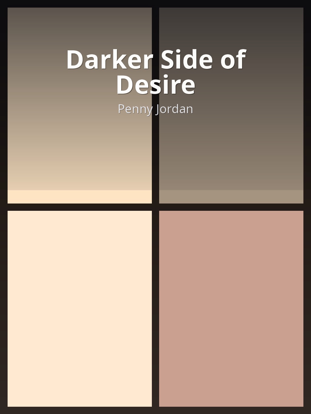 Darker Side of Desire by Penny Jordan book cover