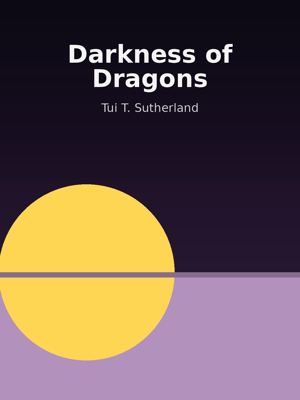 Darkness of Dragons by Tui T. Sutherland book cover