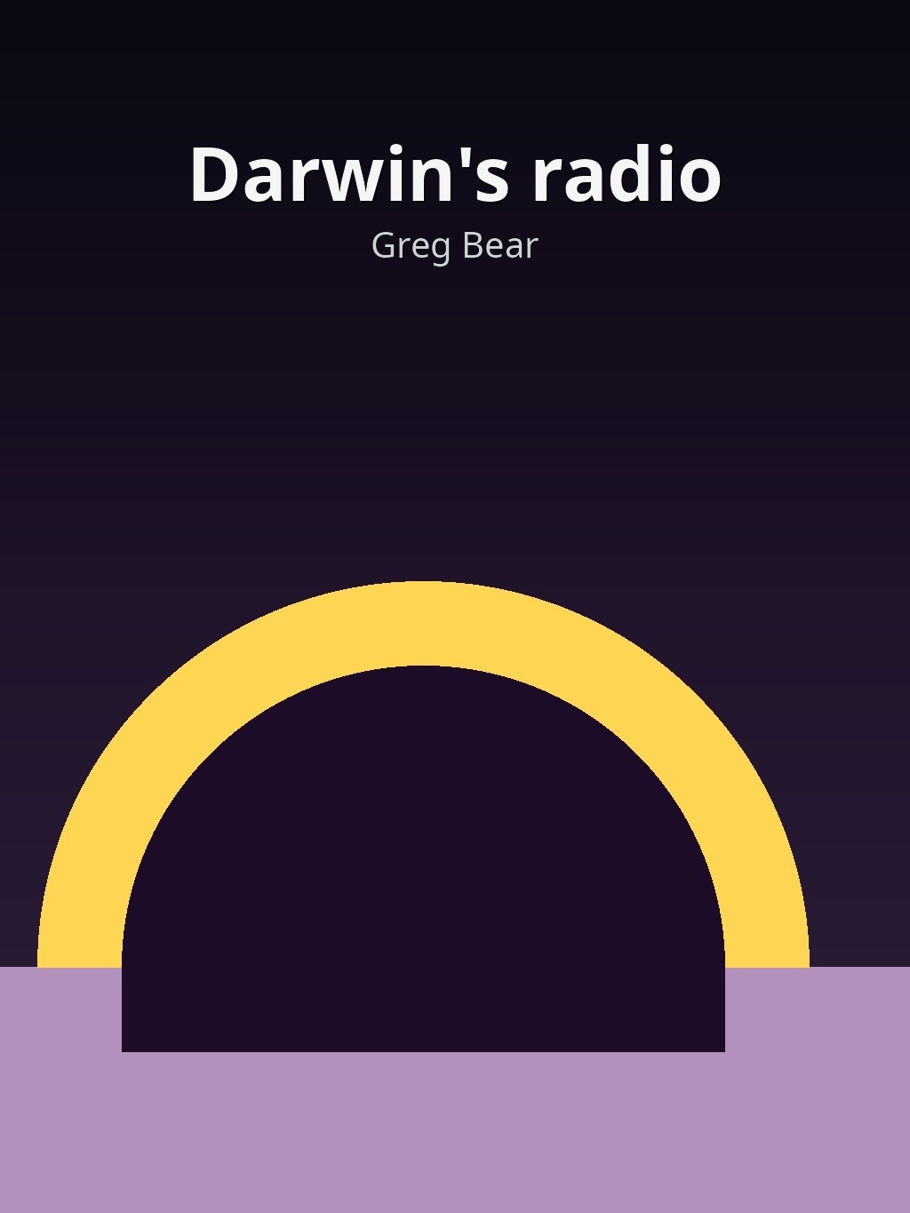 Darwin's radio by Greg Bear book cover