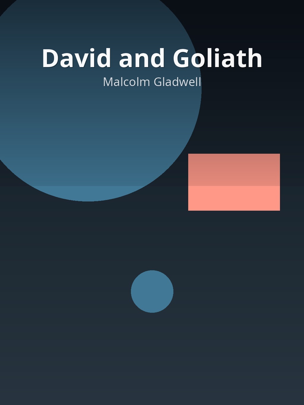 David and Goliath by Malcolm Gladwell book cover