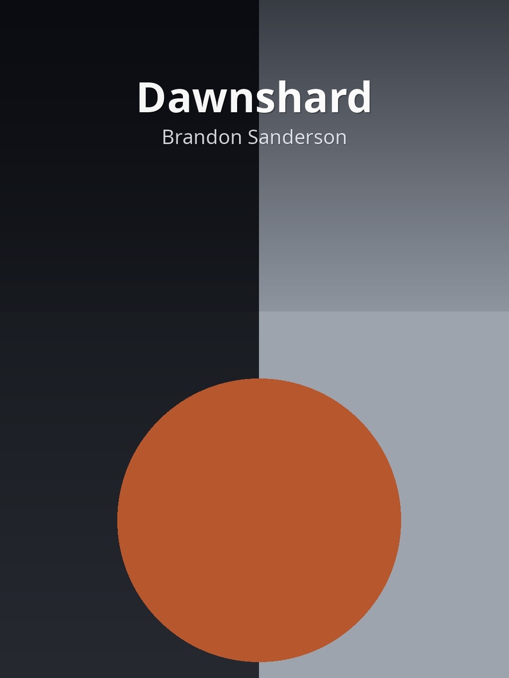 Dawnshard by Brandon Sanderson book cover