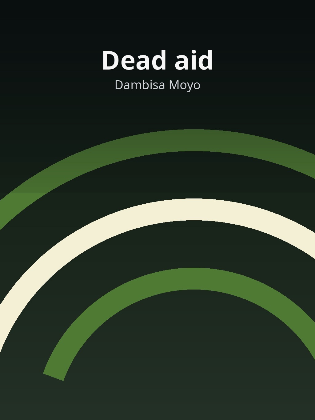 Dead aid by Dambisa Moyo book cover