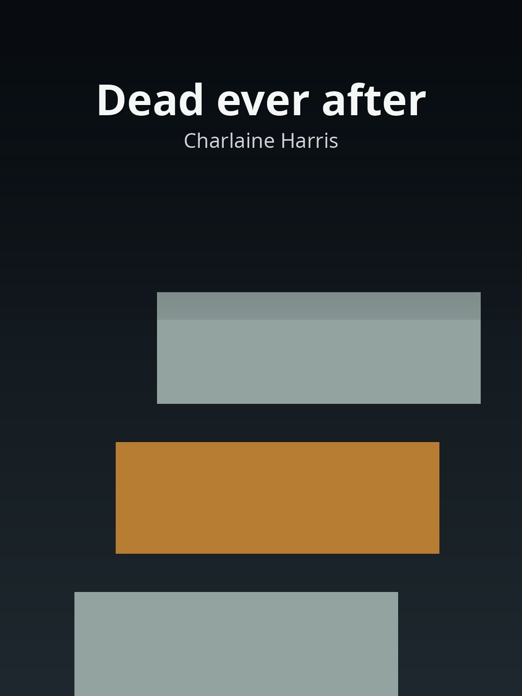 Dead ever after by Charlaine Harris book cover