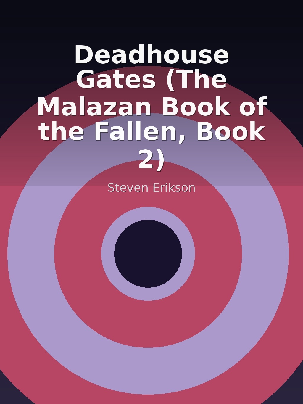 Deadhouse Gates (The Malazan Book of the Fallen, Book 2) by Steven Erikson book cover