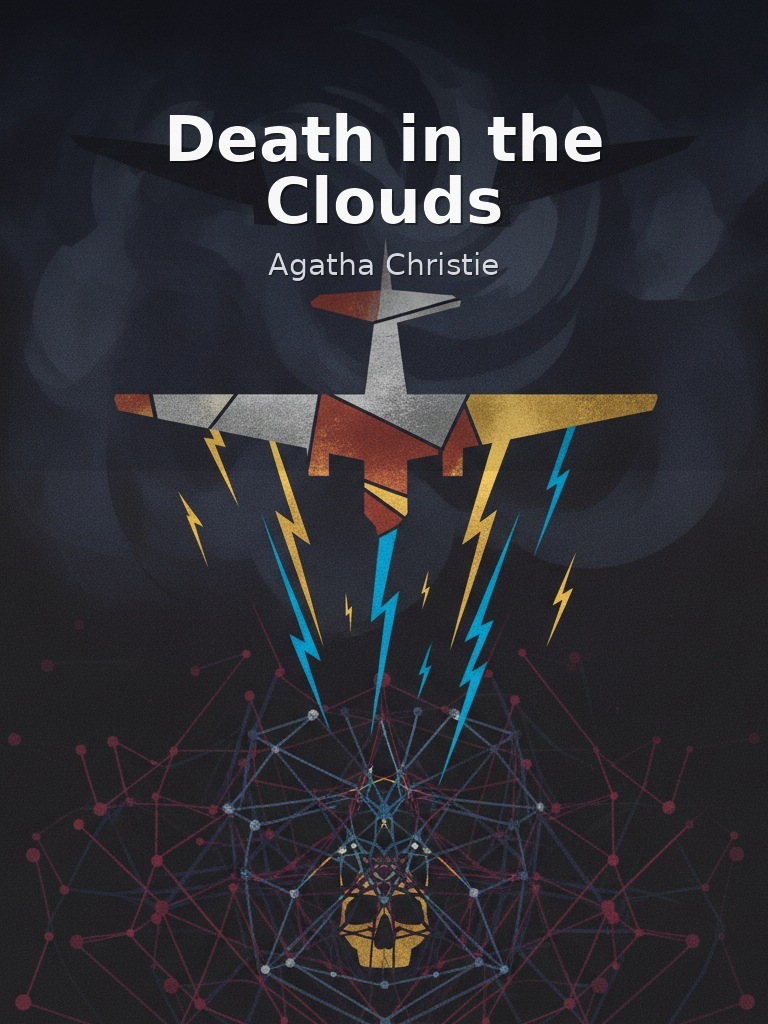 Death in the Clouds by Agatha Christie book cover