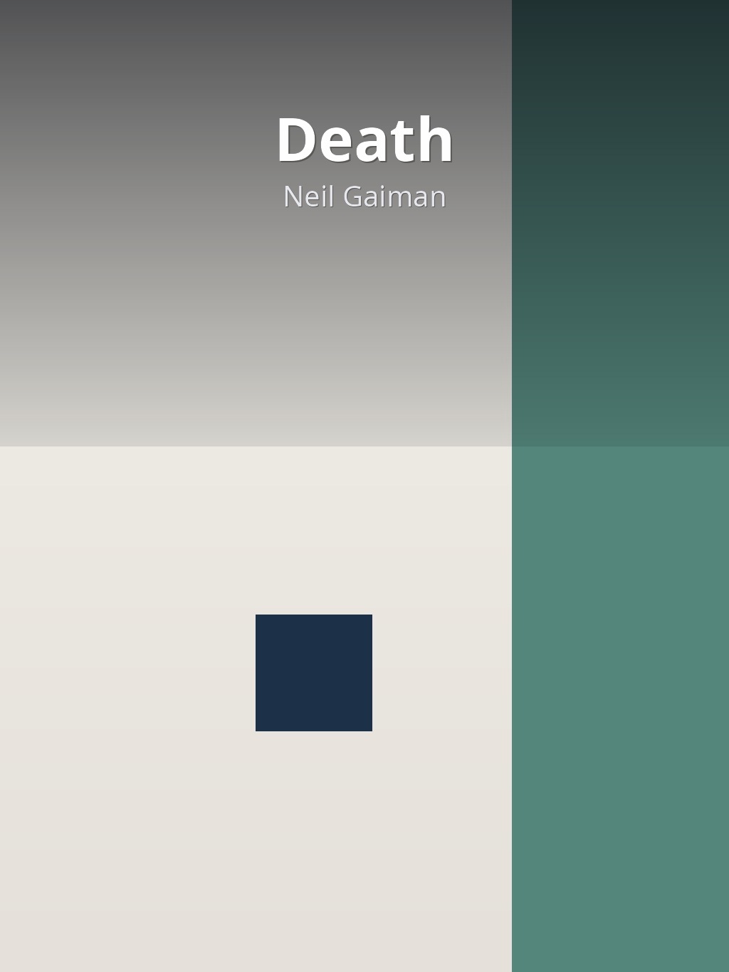 Death by Neil Gaiman book cover