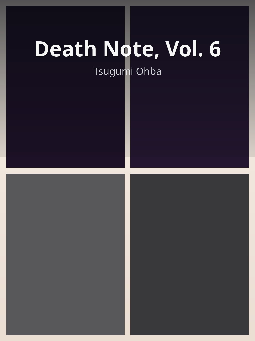 Death Note, Vol. 6 by Tsugumi Ohba book cover