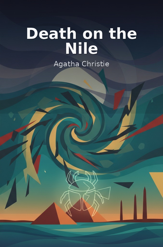 Death on the Nile by Agatha Christie book cover