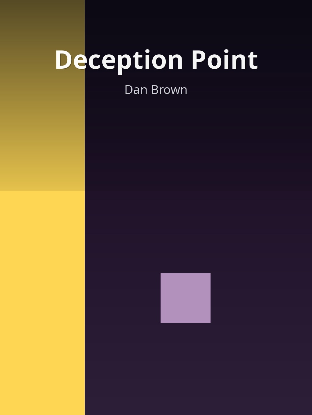 Deception Point by Dan Brown book cover