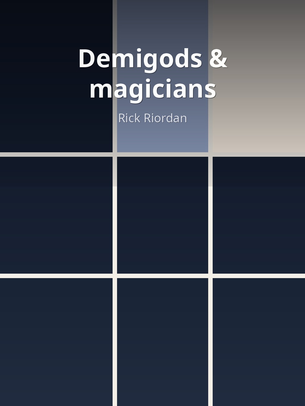 Demigods & magicians by Rick Riordan book cover